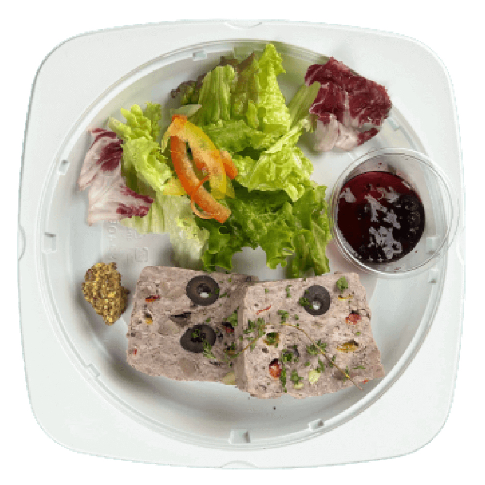 道産ポークと知床鶏レバーのパテ・ド・カンパーニュ ¥756 税込