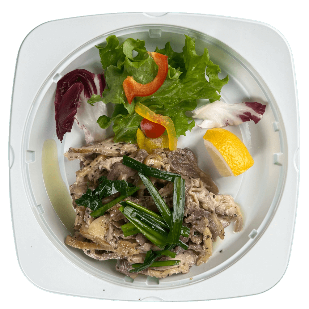 道産親鶏のモモ・ムネ焼きアンチョビバターソース ¥756 税込